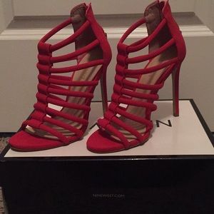 Nine West Red High Heels